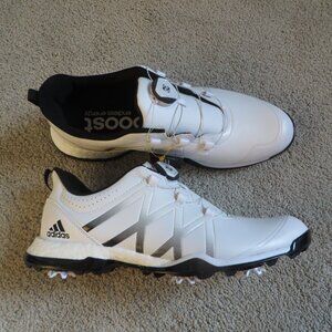 NEW Adidas Women's Adipower Boost BOA Cloud White/Core Black Golf Shoes Size 10